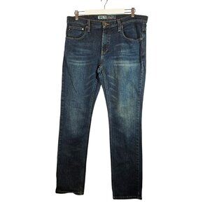 Freeworld Mens 38 Messenger Skinny Stretch Dark Wash Jeans hipster casual retro